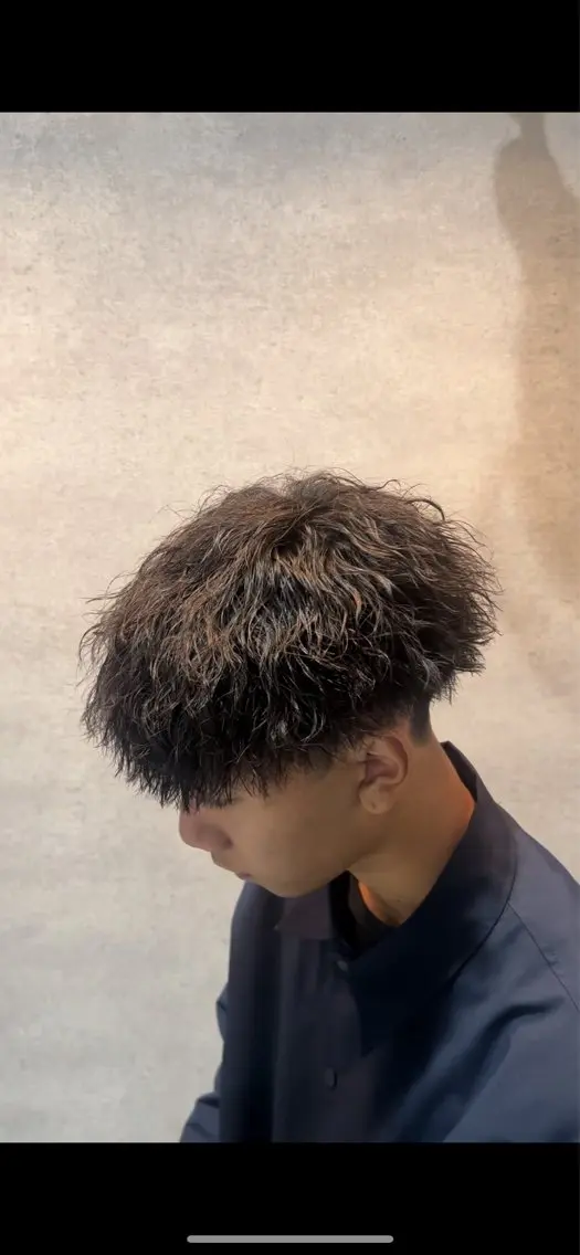 ショート カラー パーマ メンズ キッズ カット パーマ トリートメント ヘアセット 🔥パーマ特化🔥 優馬のヘアスタイル