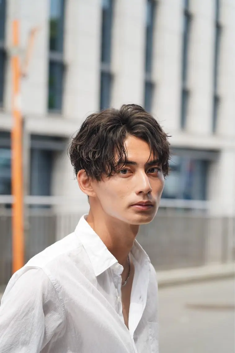 【🔴ミニモ限定初回クーポン🔴】カット✂️＋ツイストスパイラルパーマ（メンズカット／メンズパーマ）の写真