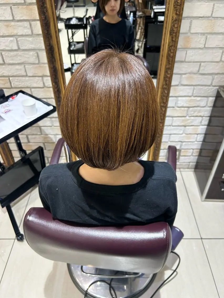 ショート カラー ヘアカラー LiNa🌿 カラーモデル募集中のヘアスタイル