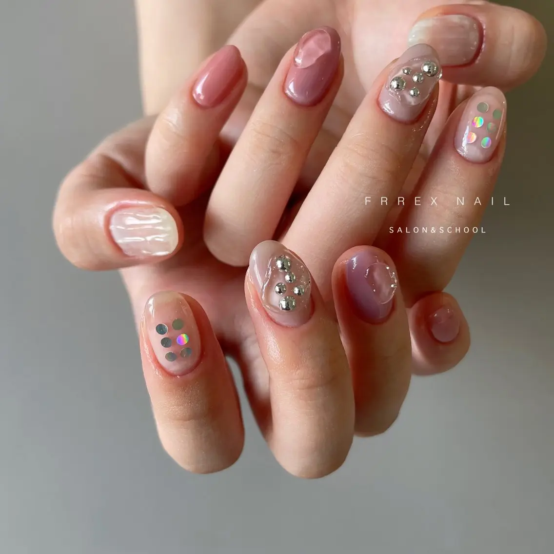 ネイル ハンドネイル ハンドケア freex nail /ニュアンス/個性派のネイルデザイン