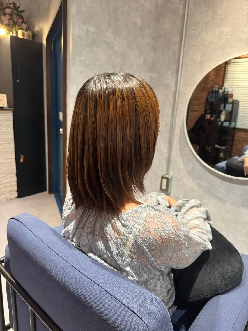 ミディアム ✨ハロセラン✨ 🌎清水篤のヘアスタイル