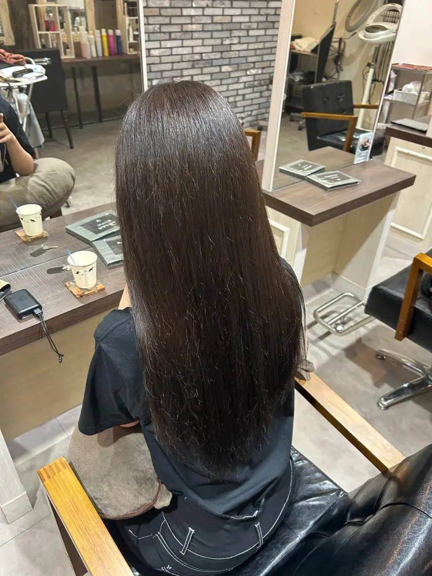 ロング hirano harukaのヘアスタイル
