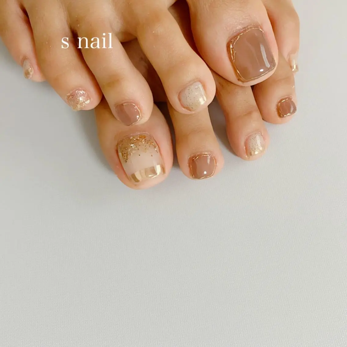 ネイル フットネイル s nail さとよしみゆきのネイルデザイン