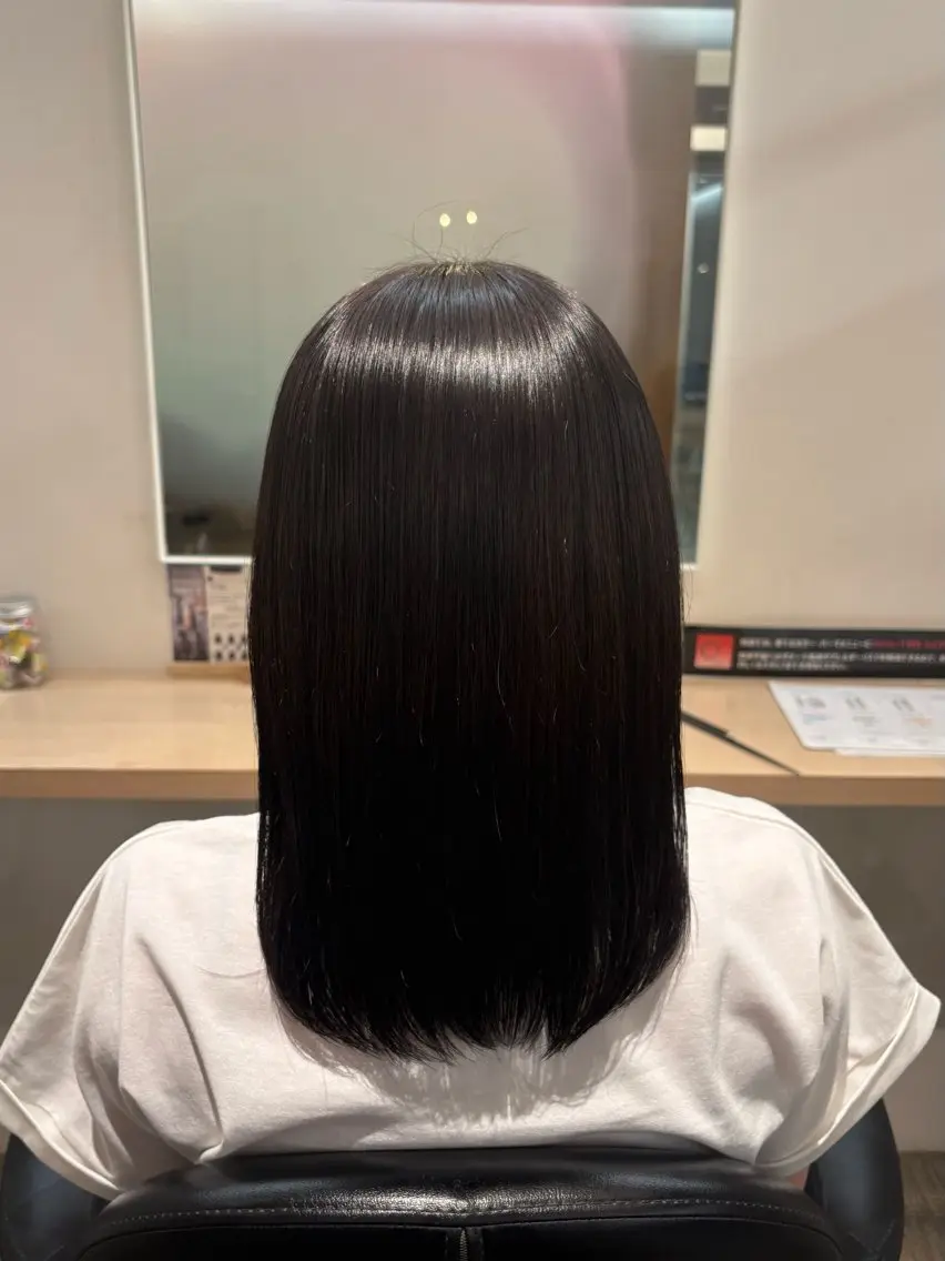 ミディアム カラー 謝花 卯依┆͓̽ モデル募集中🪽⋆*のヘアスタイル