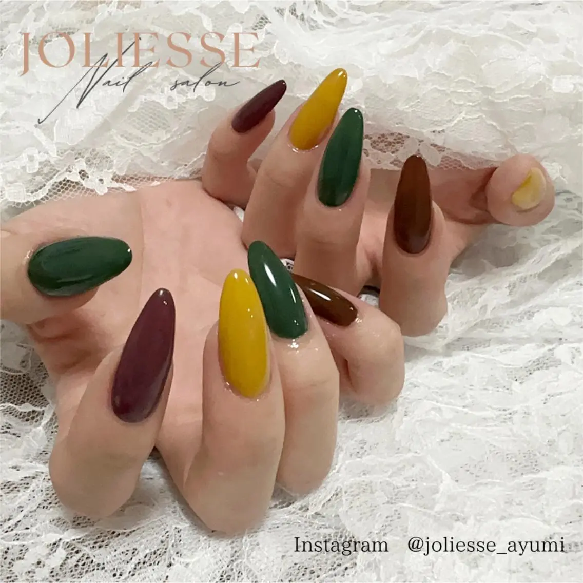 ネイル ワンカラーネイル ハンドネイル JOLIESSE Ayumiのネイルデザイン