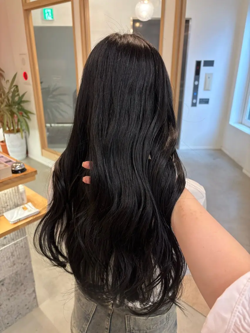ロング カット ヘアカラー トリートメント sanae /透明感カラーのヘアスタイル
