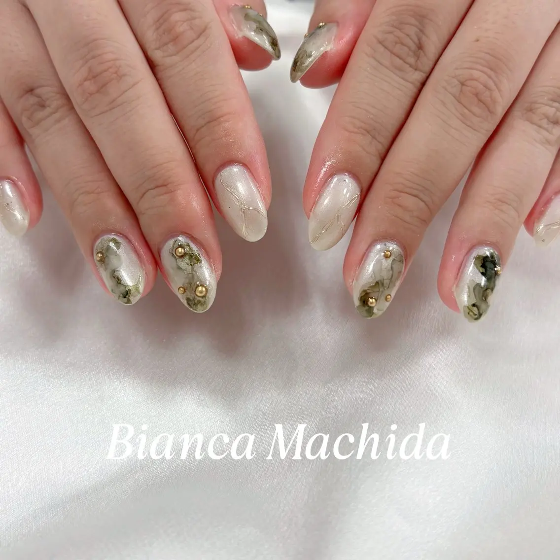 ネイル ハンドネイル Bianca 🌟 yanagihasiのネイルデザイン