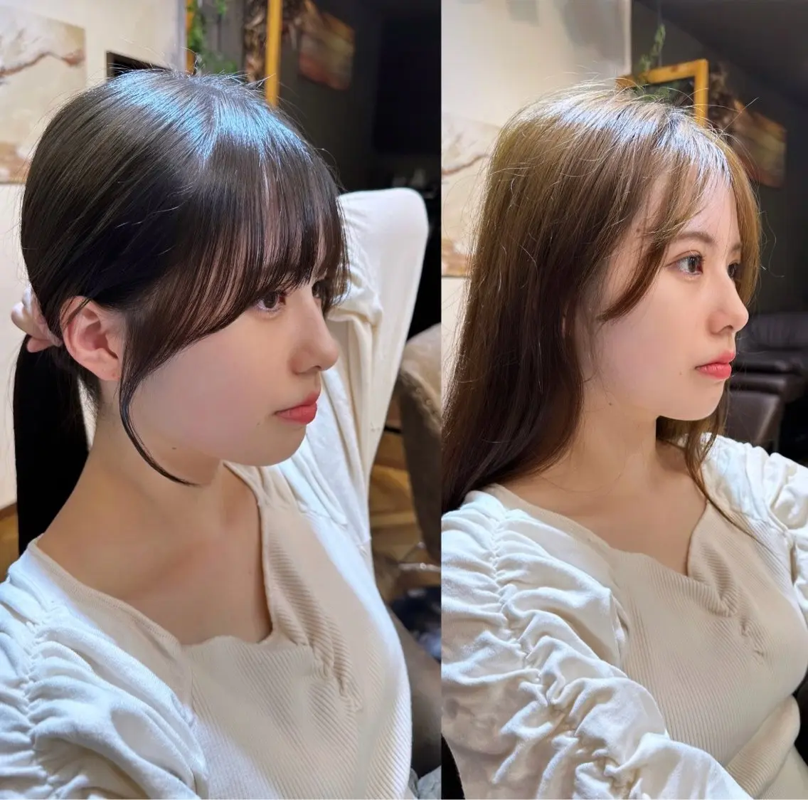 ロング カット ヘアカラー トリートメント 伏田 遼馬のヘアスタイル