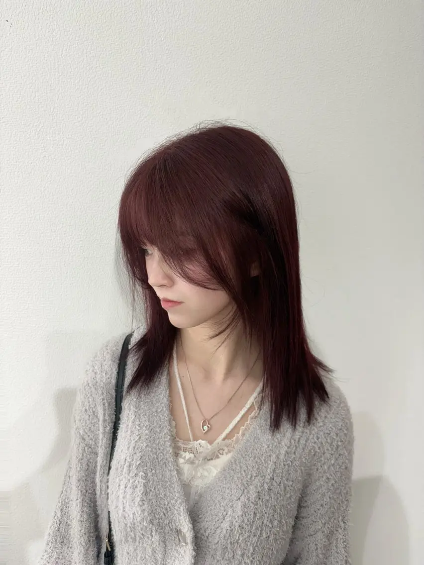 ミディアム ))カラー特化(( 渡邉 怜のヘアスタイル