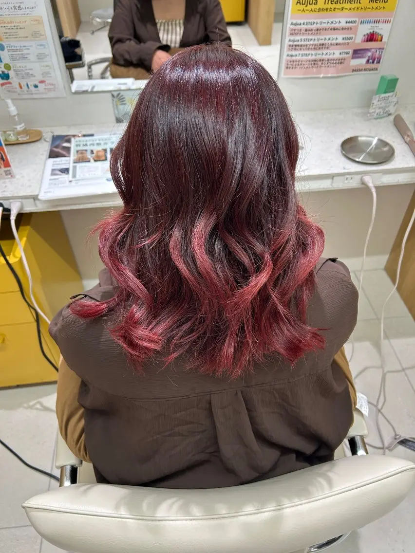 ミディアム 野村 拓海のヘアスタイル