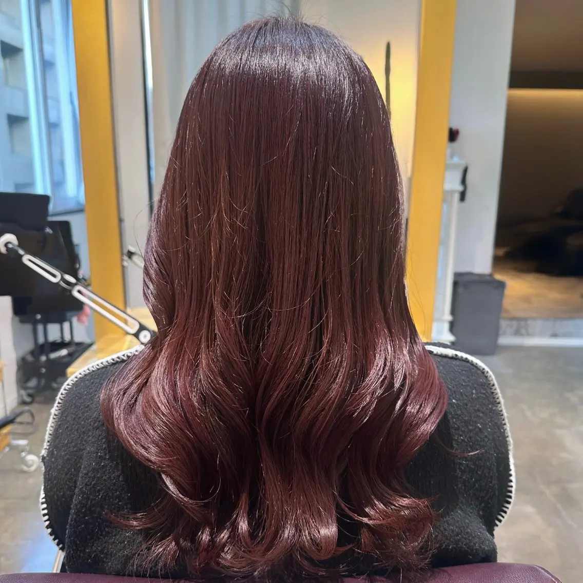 ロング カラー ブラウンカラー ヘアカラー Saki💛心斎橋 髪質改善/艶カラーのヘアスタイル
