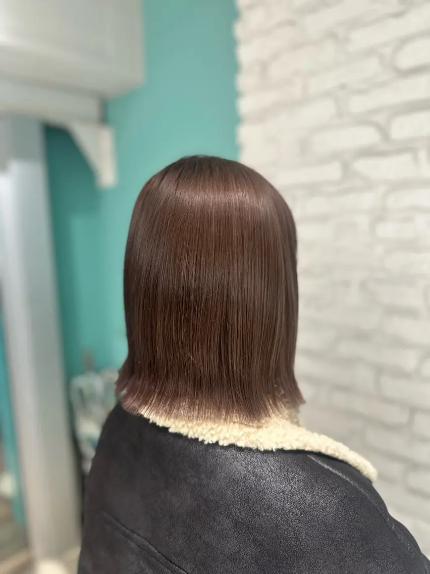 ショート カラー ブリーチ ダブルカラー ブリーチなしカラー ヘアカラー トリートメント LUPI byLee MIUのヘアスタイル