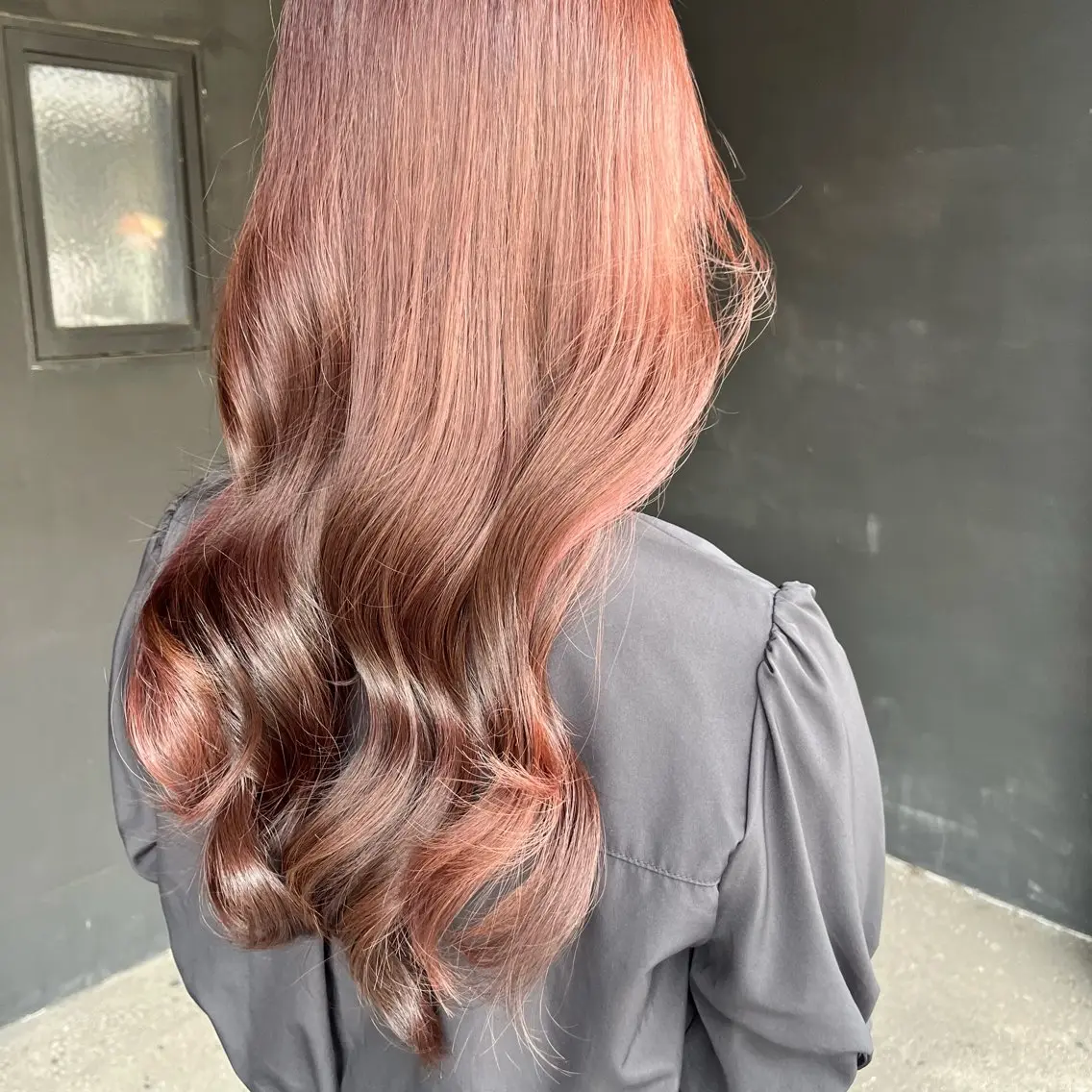 ロング カラー ピンクカラー MARKA 🫧 YUKAのヘアスタイル