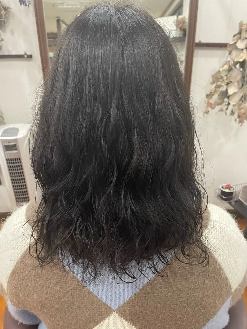 【🍒レディース限定🍒】カット+パーマ(スタイルなんでも可)の写真