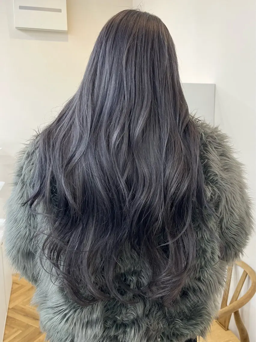 ロング カラー カット ヘアカラー yuka ボブカットモデルのヘアスタイル