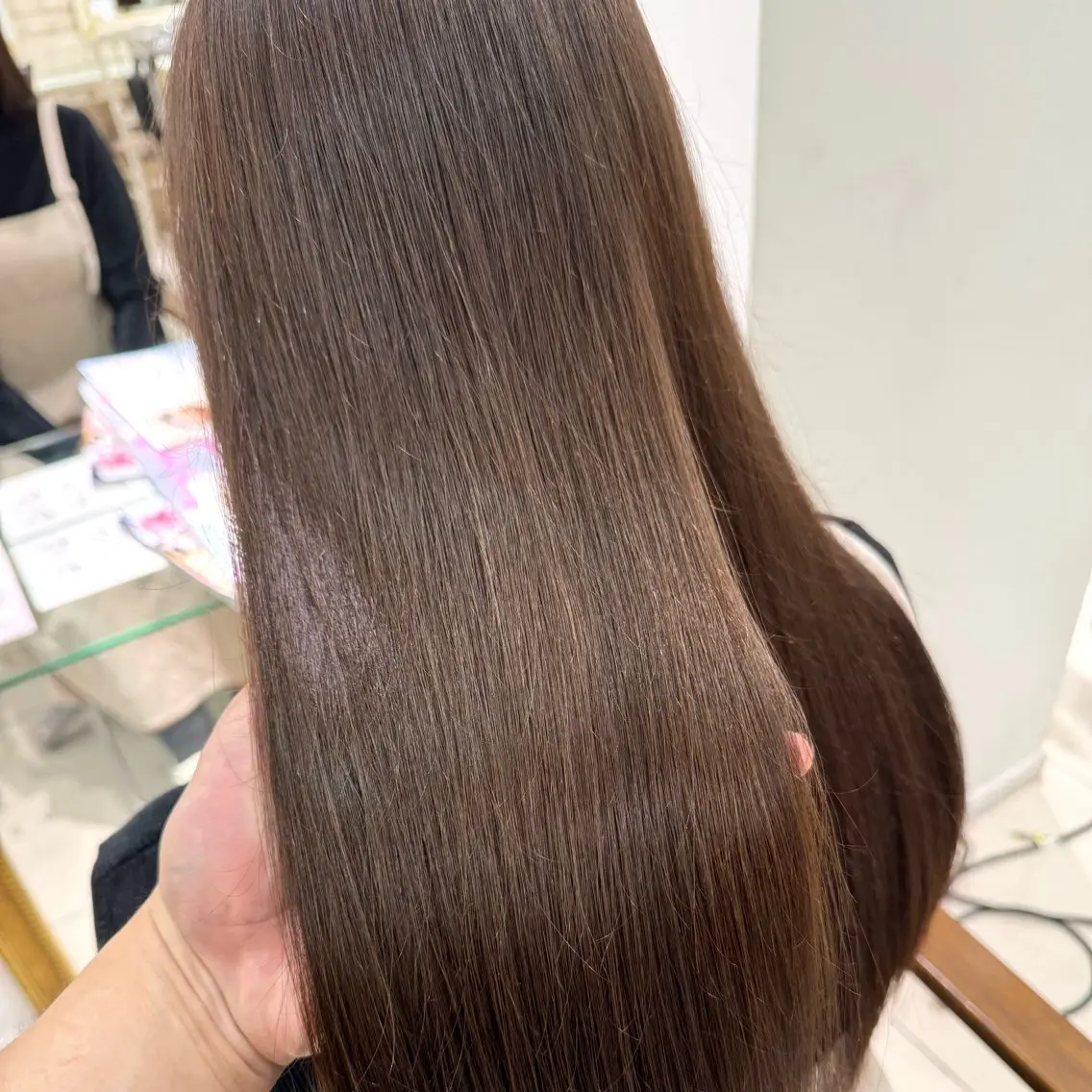 ロング カラー ヘアアレンジ ヘアカラー ブリーチなしカラー /新百合ヶ丘/安形翔のヘアスタイル