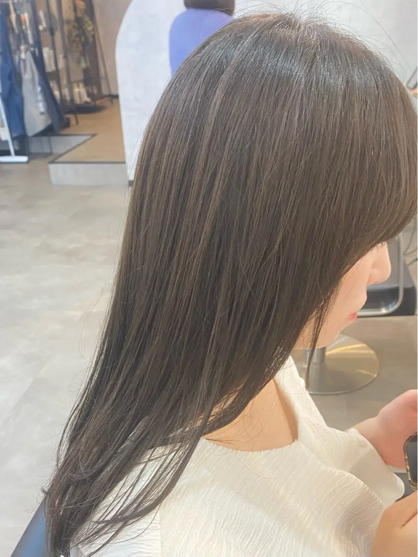 セミロング ひばりヶ丘美容室 カット石井里佳のヘアスタイル