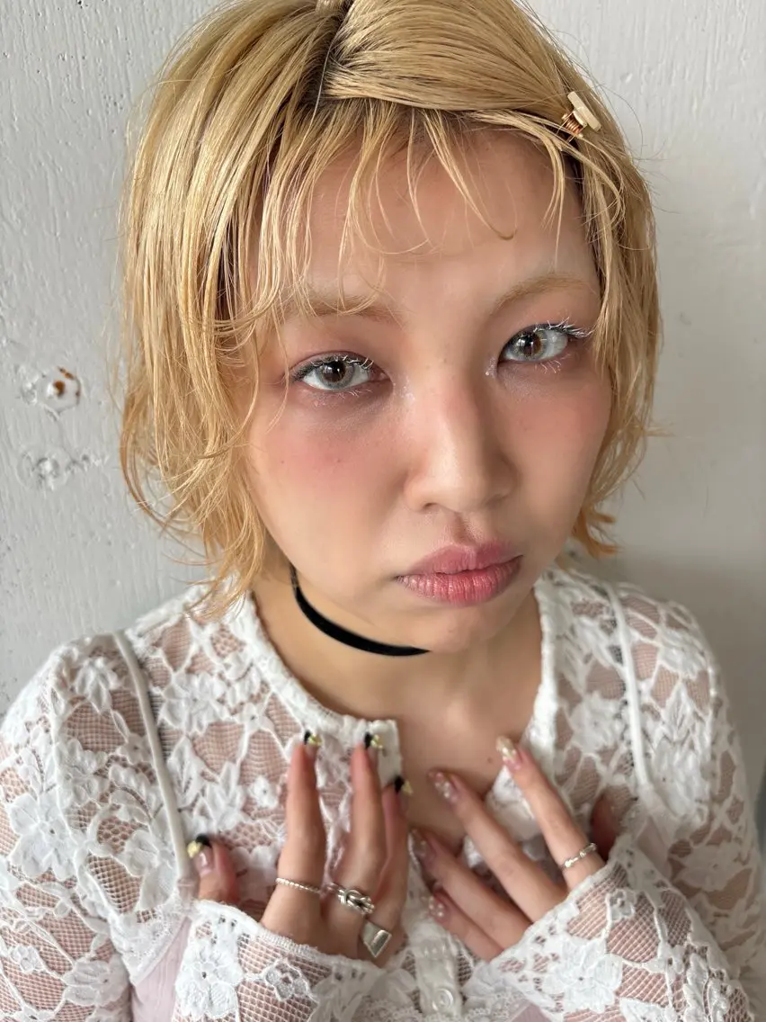 ショート カラー いりえ しゃけのヘアスタイル