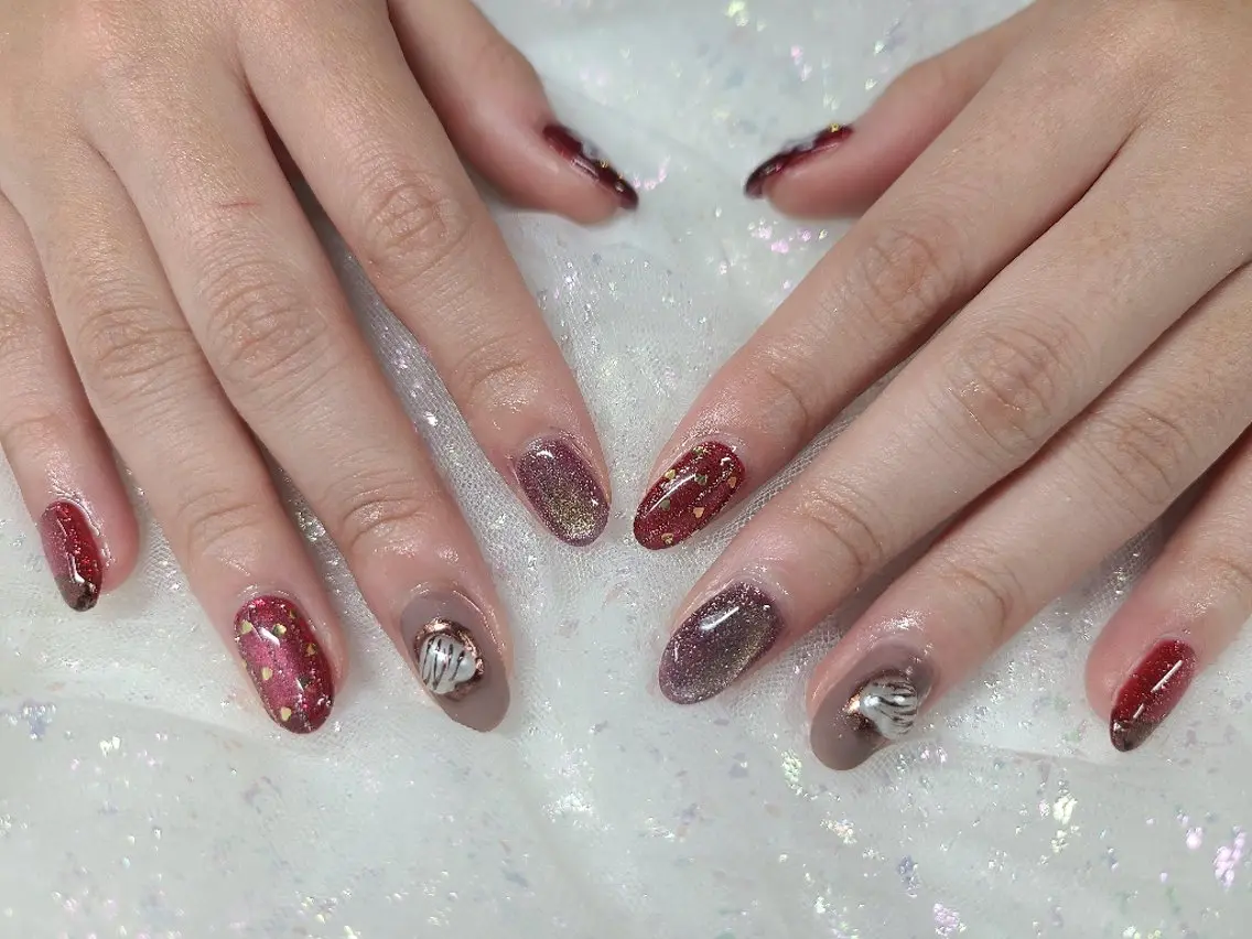 ネイル バレンタイン アンクル高円寺💅 鈴木のネイルデザイン