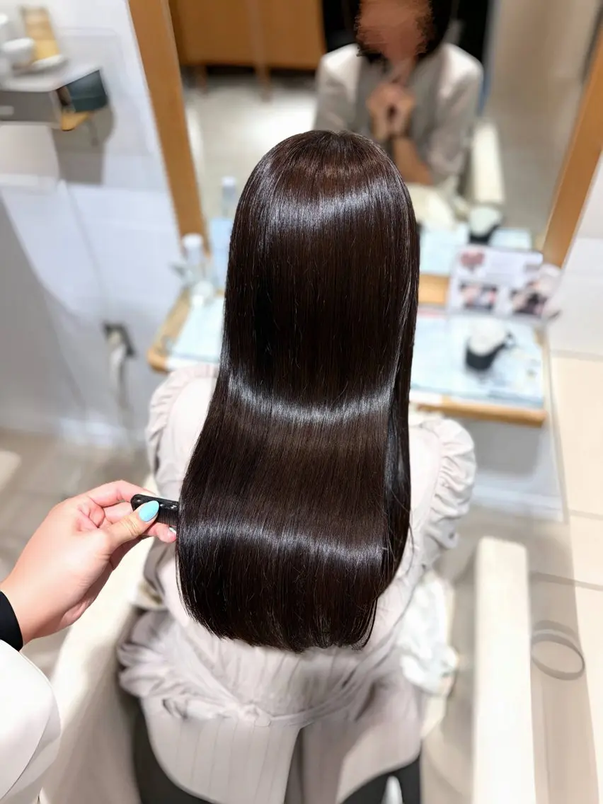 ロング ヘアカラー KONATSU カットモデル募集中のヘアスタイル