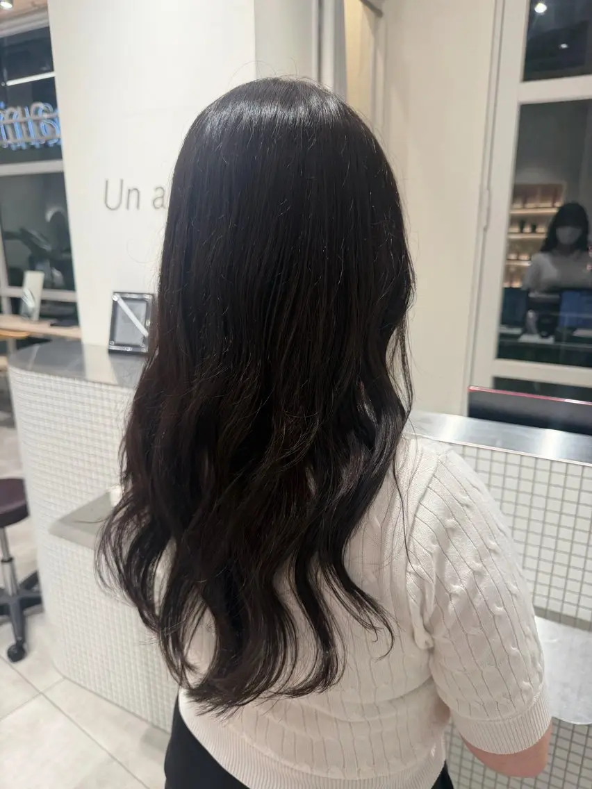 セミロング 髪質改善 Unami/渋谷 TSUKIのヘアスタイル