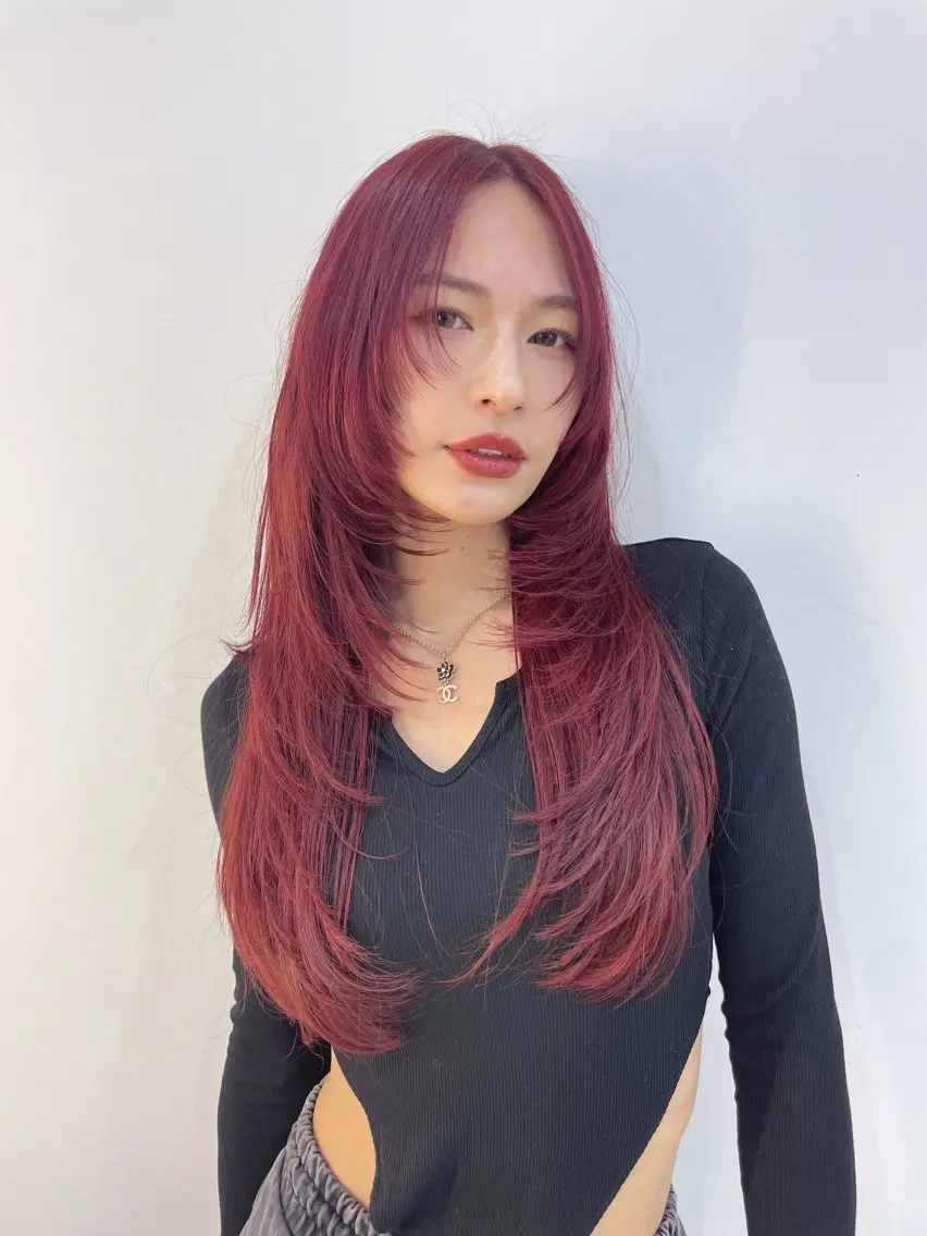 ロング カラー ヘアアレンジ カット ヘアカラー トリートメント 髪質改善/縮毛矯正 RYOのヘアスタイル
