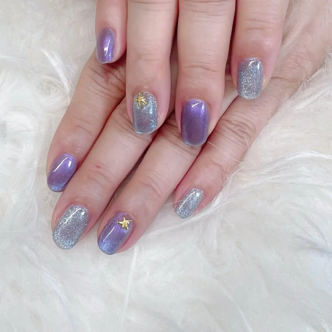 ネイル クリアネイル 氷ネイル・うるうるネイル マグネットネイル ハンドネイル 🫧NAIL Leone🫧のネイルデザイン
