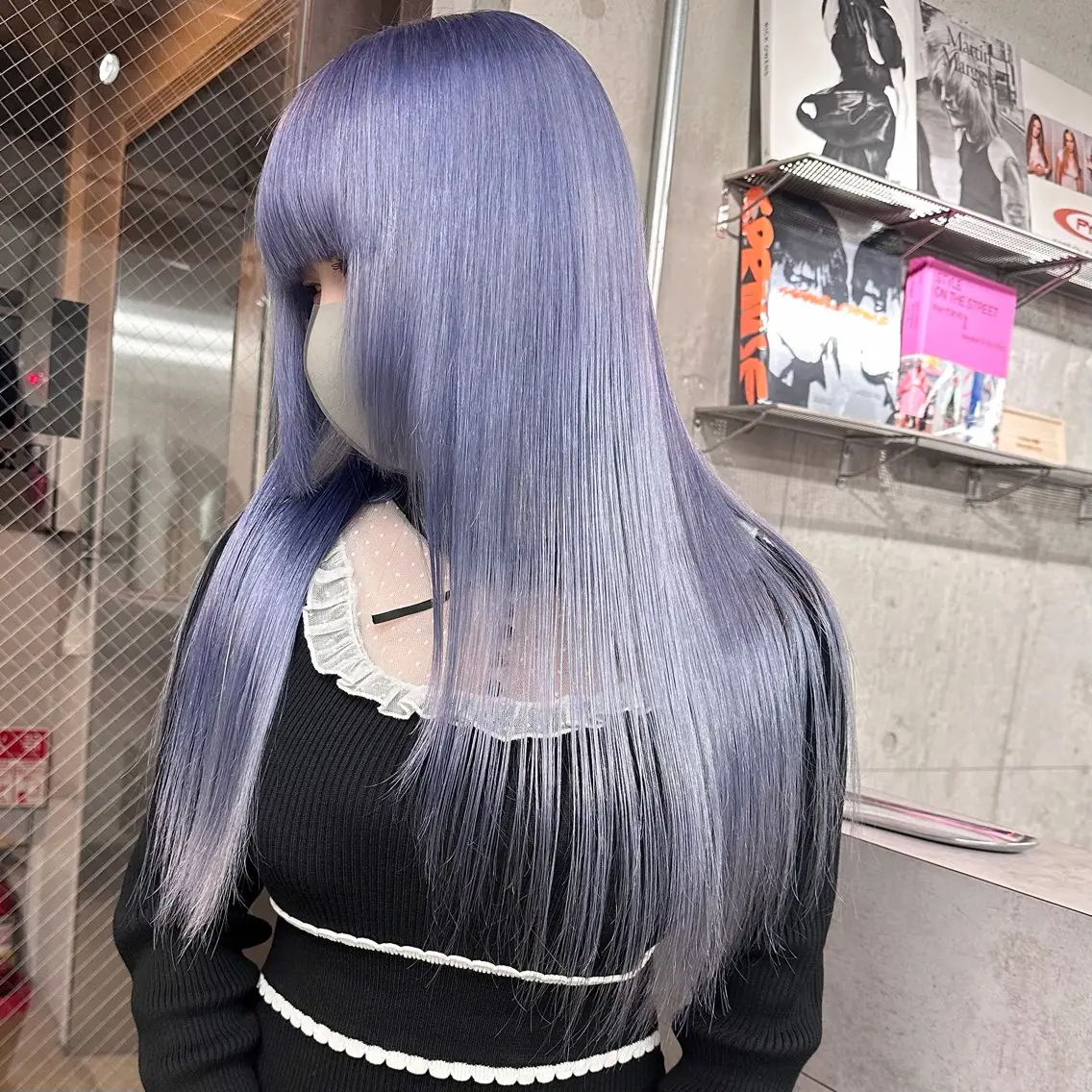 ロング カラー ヘアアレンジ ヘアカラー トリートメント TAKUMA⛓️ヘア × ファッション⛓️のヘアスタイル