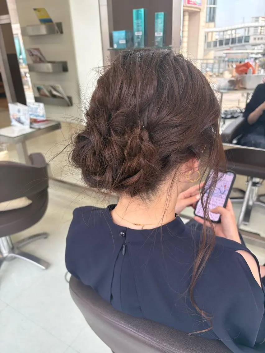 ヘアアレンジ WILL西宮野崎琴水 /透明感カラーのヘアスタイル
