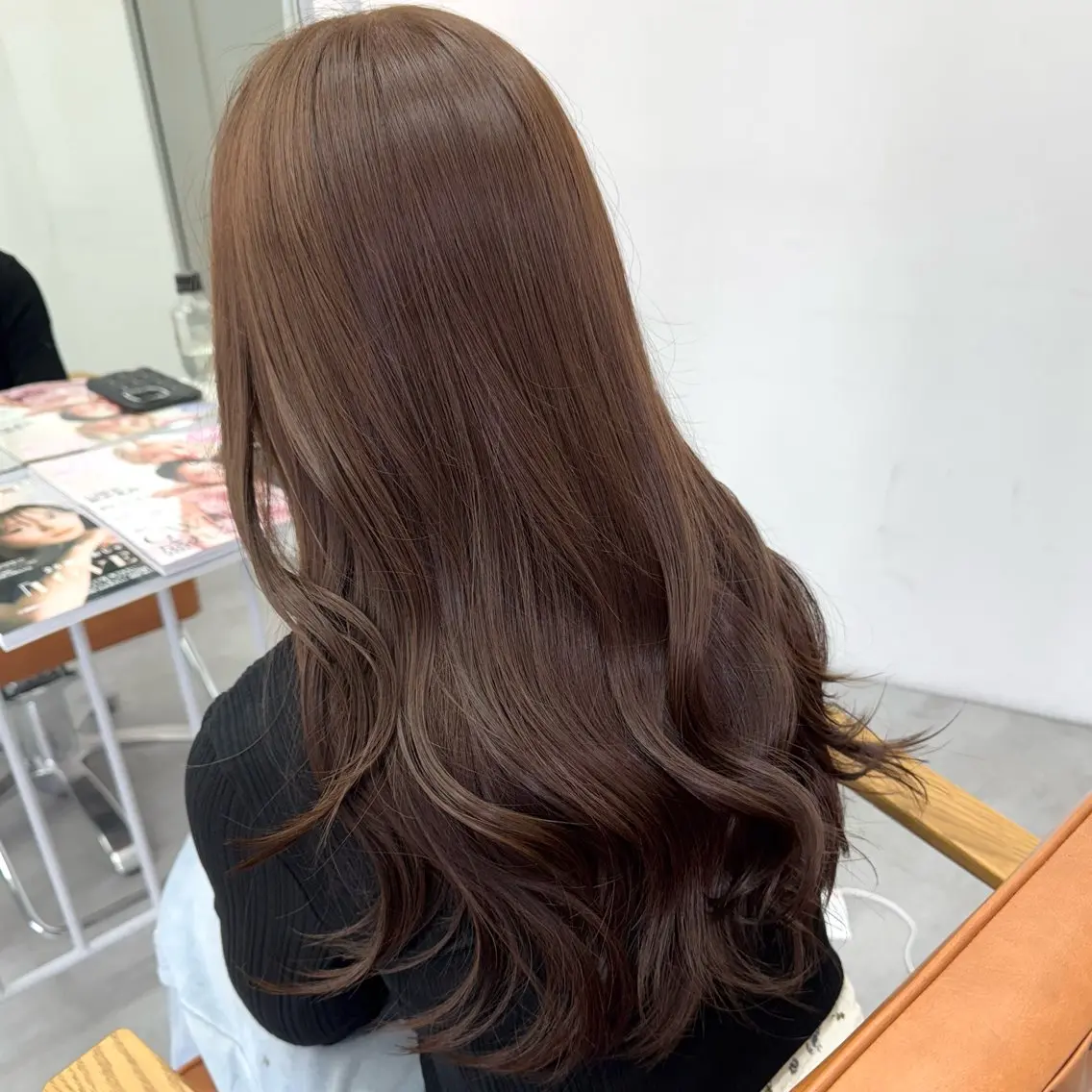 ロング カラー ヘアアレンジ ヘアカラー トリートメント ブリーチなしカラー /新百合ヶ丘/安形翔のヘアスタイル