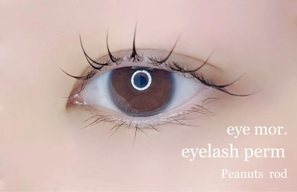 マツエク・マツパ 束感まつ毛 Cカール 一重×まつ毛パーマ eye mor. 村田のマツエク・マツパデザイン
