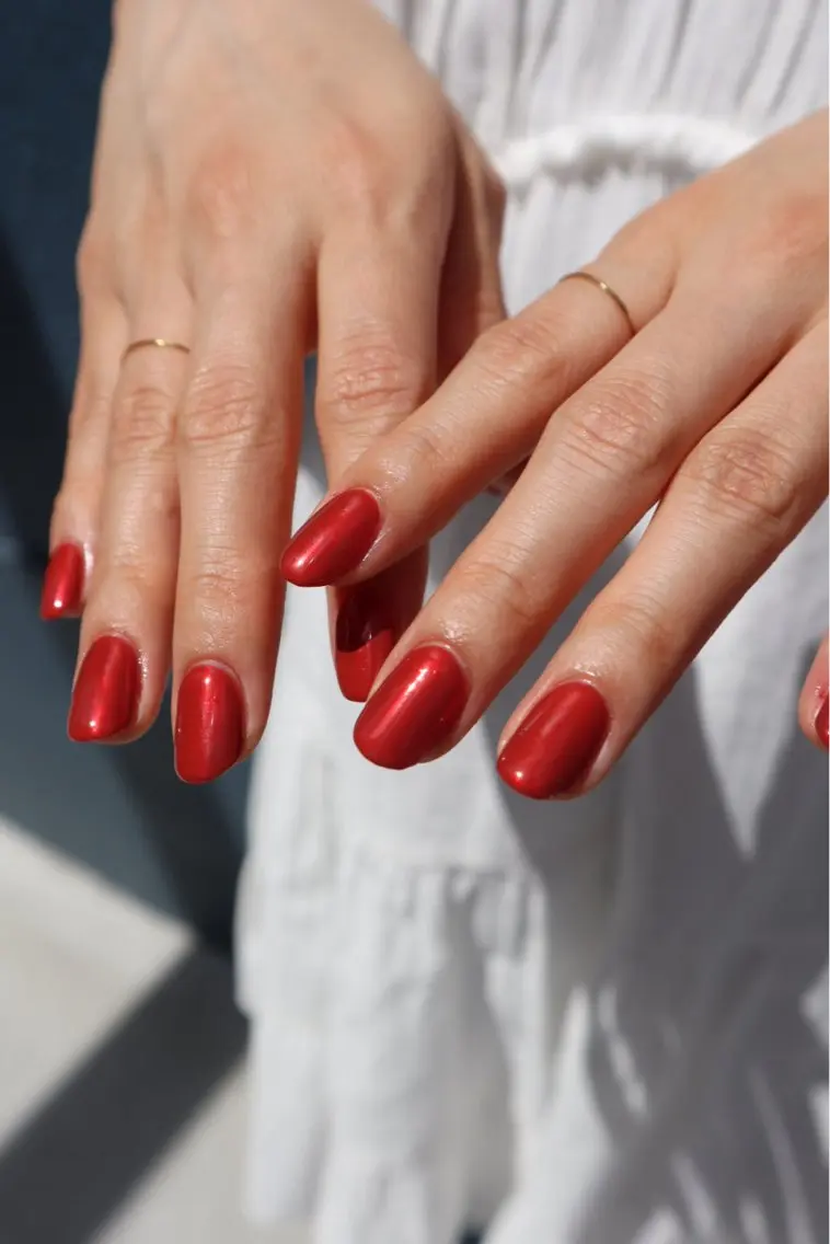 ネイル ミラーネイル ワンカラーネイル ハンドネイル chika ／ nailのネイルデザイン