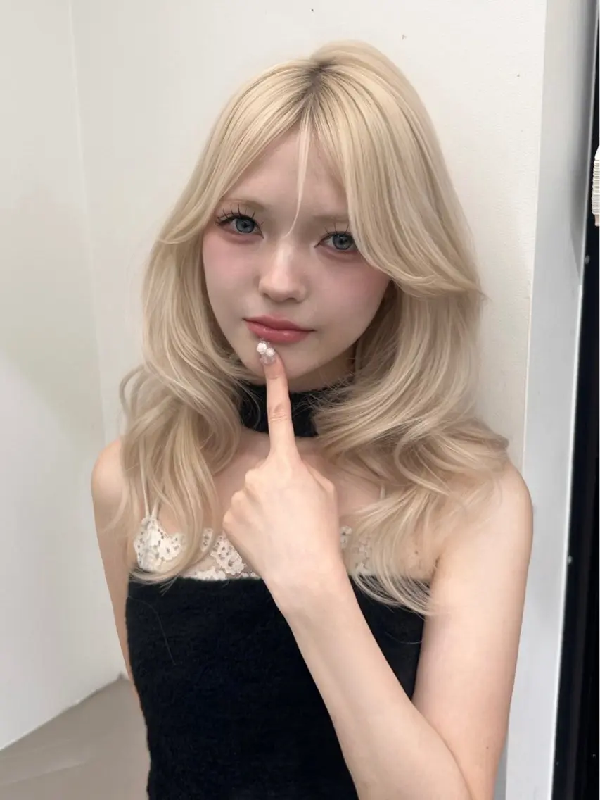 ロング カラー ヘアセット 上品モテヘア🩶 karen🩶のヘアスタイル