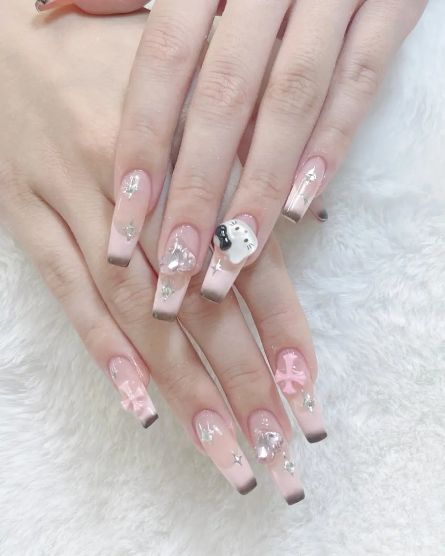ネイル チークネイル フレンチネイル 韓国ネイル ワンホンネイル ハンドネイル Speraネイル 大宮店🎀のネイルデザイン