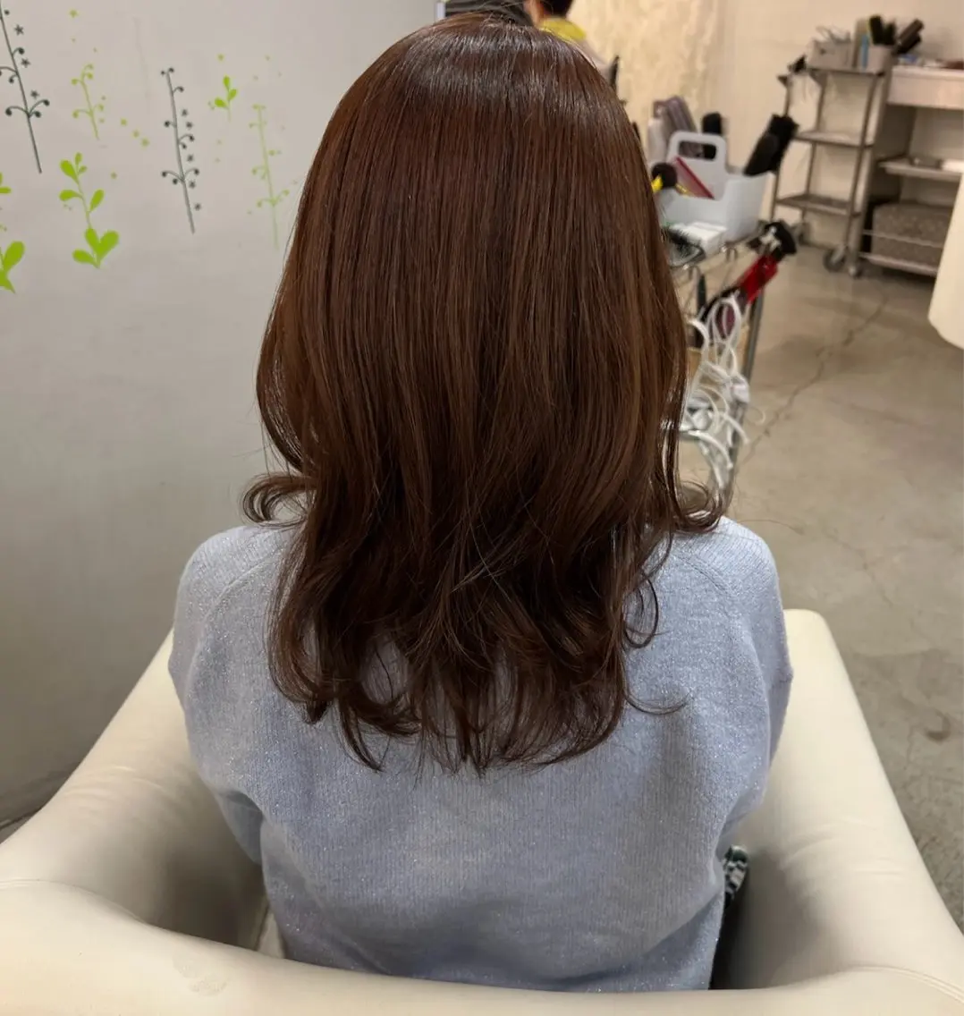 巻き髪風】カット+ふんわりデジタルパーマの写真