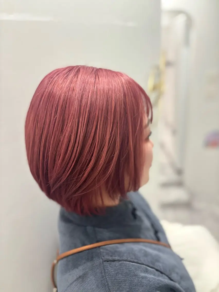 ショート カラー ヘアカラー SHIAN/ハイトー ン/🍒ゆな🍒のヘアスタイル