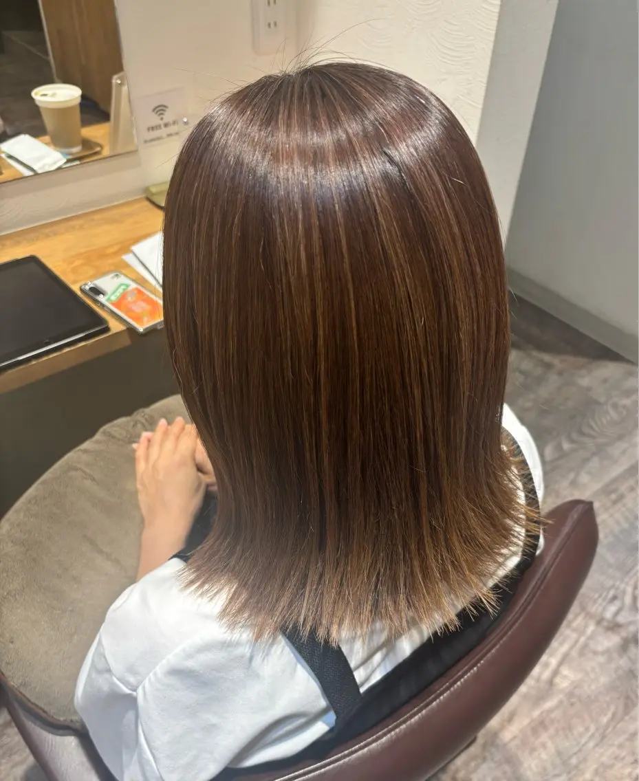 ミディアム あらい まさえのヘアスタイル