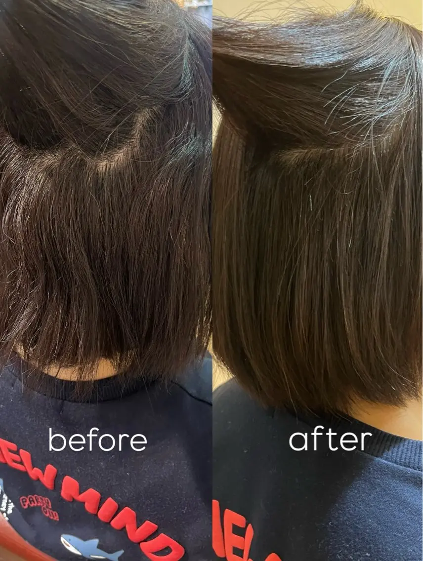 縮毛矯正 くろたき まほのヘアスタイル