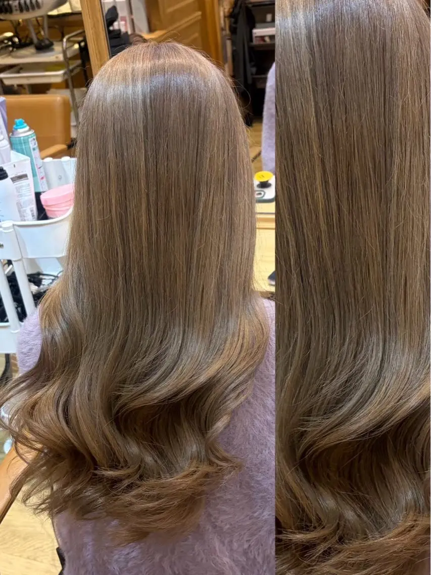カラー ヘアカラー AROMA hair トウマのヘアスタイル