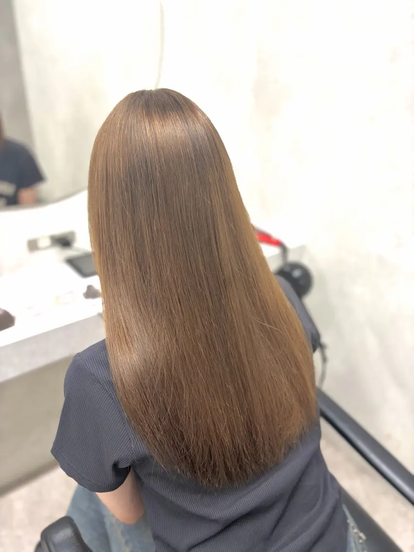 セミロング ヘアカラー トリートメント ルナ𓆩☾𓆪 NOAHL-大宮店のヘアスタイル