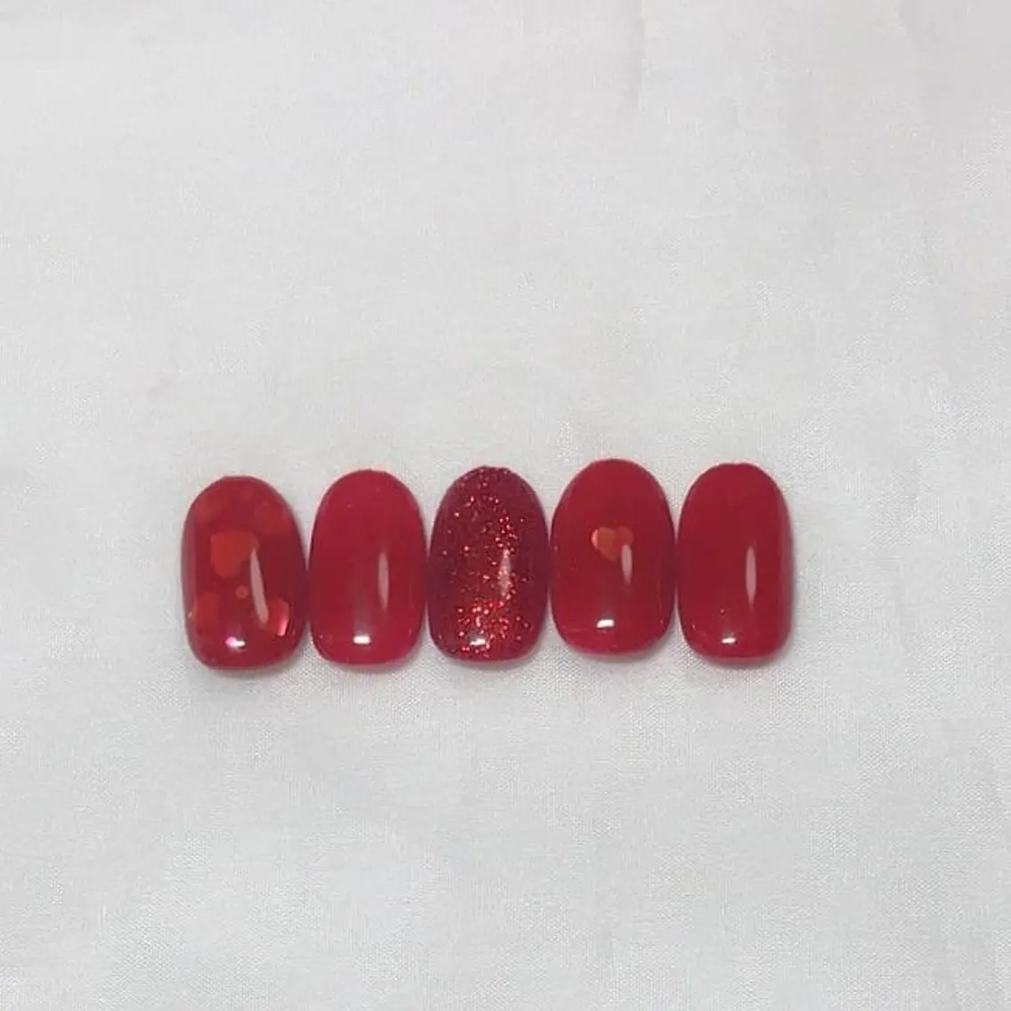 ネイル バレンタイン ハンドネイル ハンドケア lylynail YUUKAのネイルデザイン