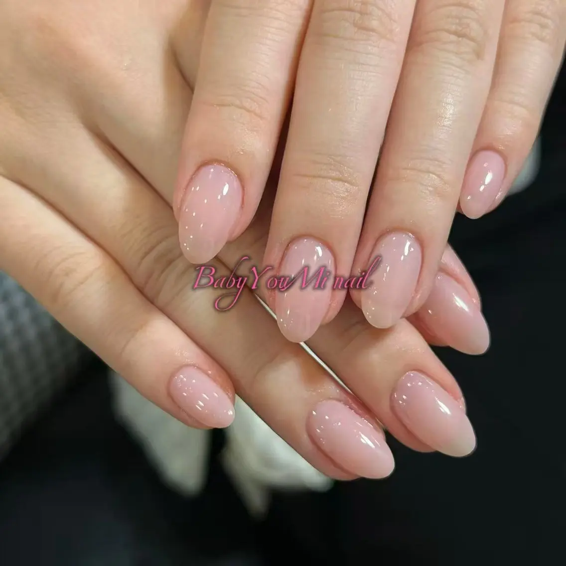 ネイル オーロラネイル チークネイル 成人式 フットネイル フレンチネイル ハンドネイル BabyYouMi nailのネイルデザイン