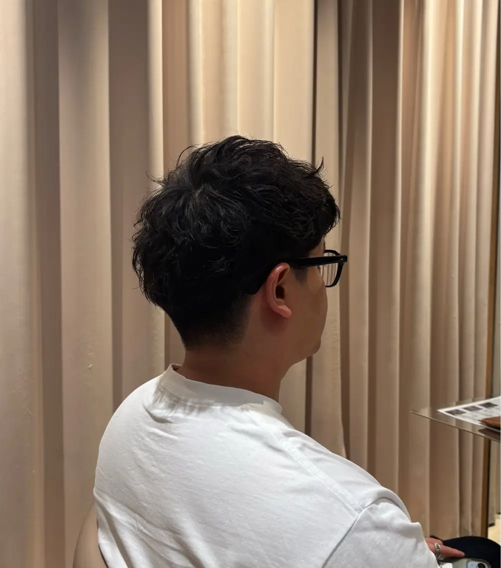ショート パーマ メンズ カット パーマ 坂上広樹 foto武蔵小杉のヘアスタイル