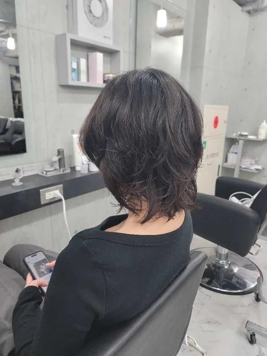 ミディアム パーマ ❇️安達 優心❇️ レイヤー/艶髪特化のヘアスタイル