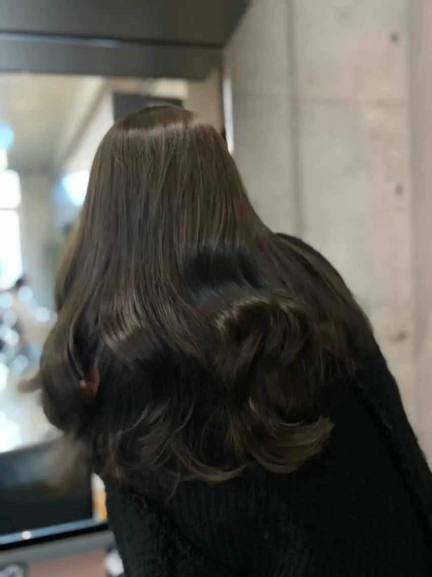 セミロング カラー カット ヘアカラー トリートメント yuuna/ ハッシュカット🎀のヘアスタイル