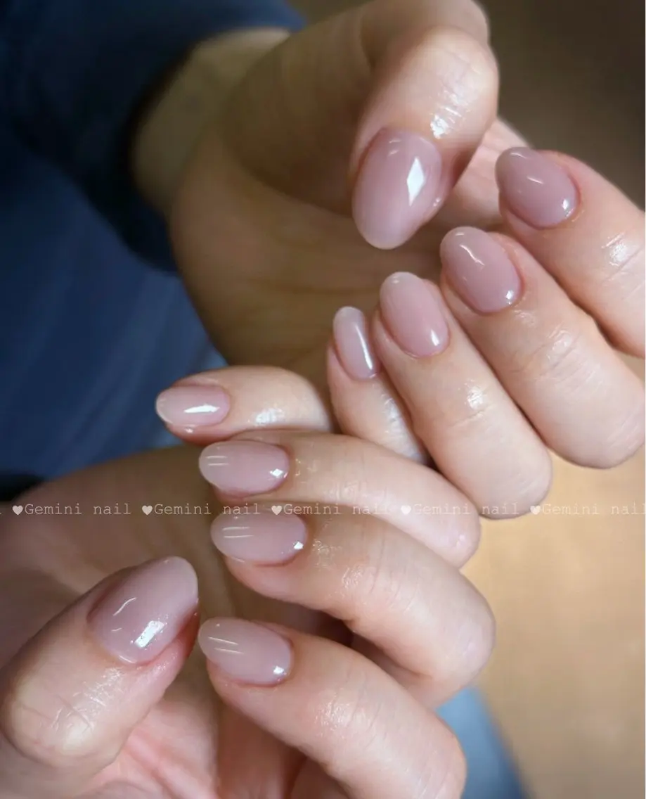 ネイル ワンカラーネイル Gemini nail.Yukiのネイルデザイン