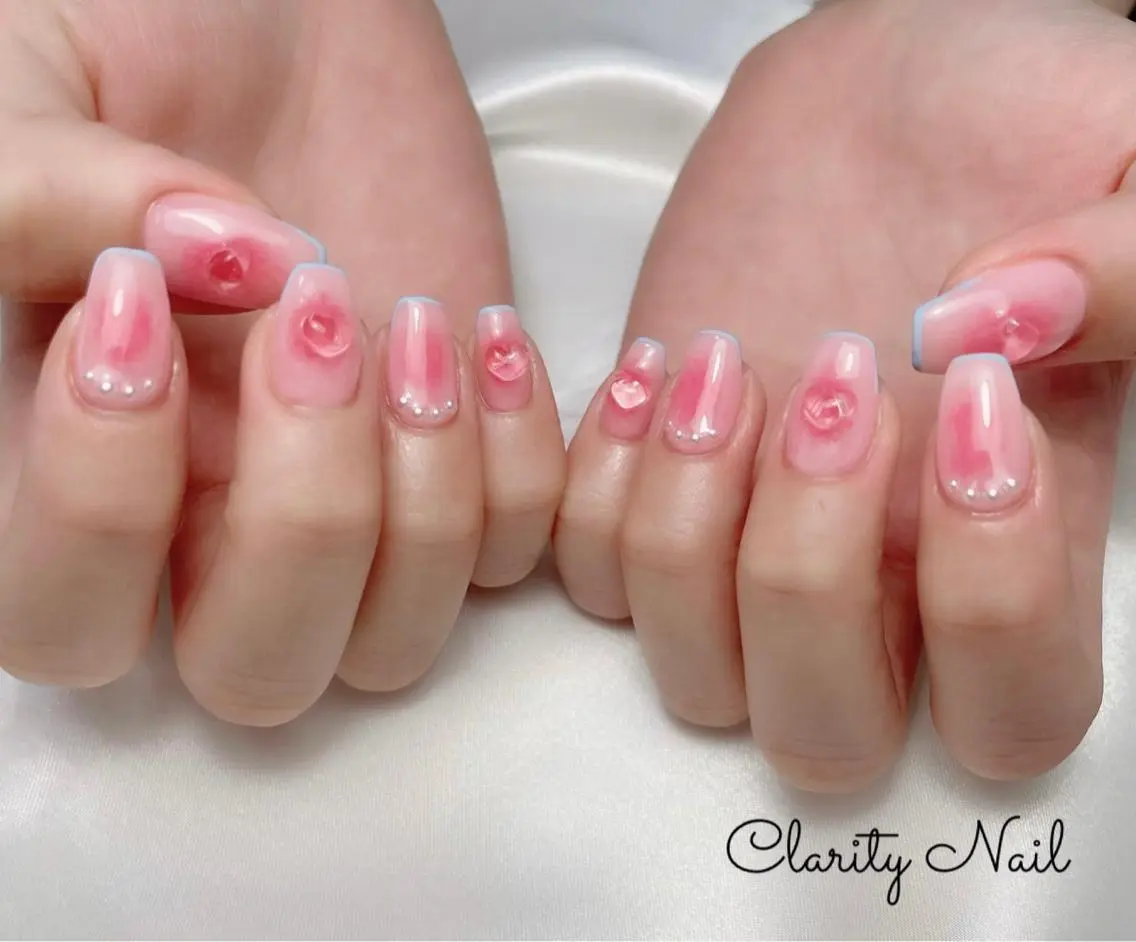 ネイル アートネイル 持ち込み ハンドネイル Clarity Nailのネイルデザイン