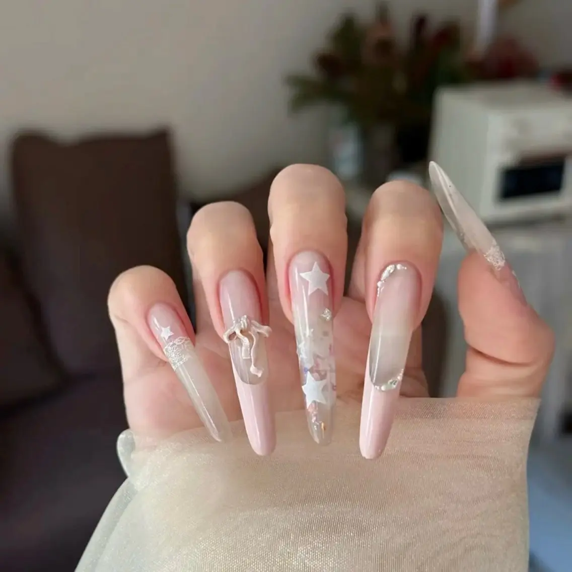 ネイル フットネイル フレンチネイル グラデーション 韓国ネイル マグネットネイル ハンドネイル MAY NAIL salon高田馬場のネイルデザイン