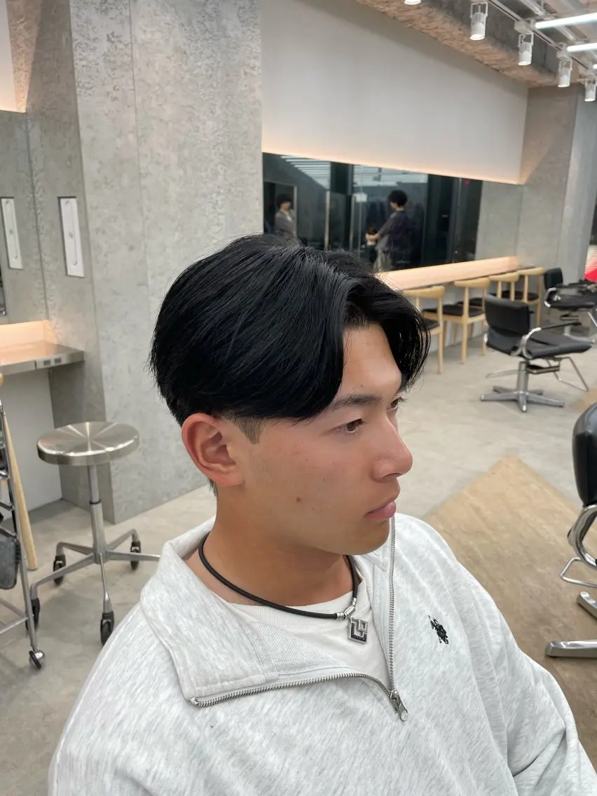 ショート パーマ メンズ カット パーマ SENTA✨メンズ パーマ✨fifth栄のヘアスタイル