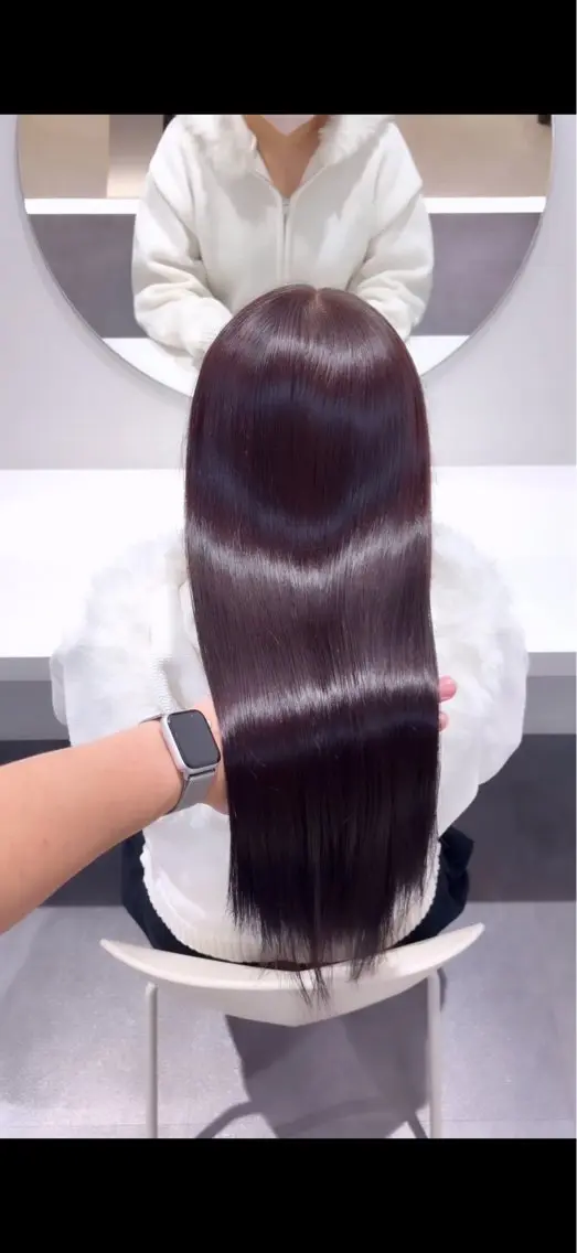 ロング カラー カット ヘアカラー トリートメント 絹髪質感TR💫 レイヤーカット/熊澤のヘアスタイル
